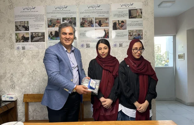 بازدید جناب آقای دکتر امین مقدم مدیر عامل شرکت صنایع نساجی زرباف امین از موسسه آرپی