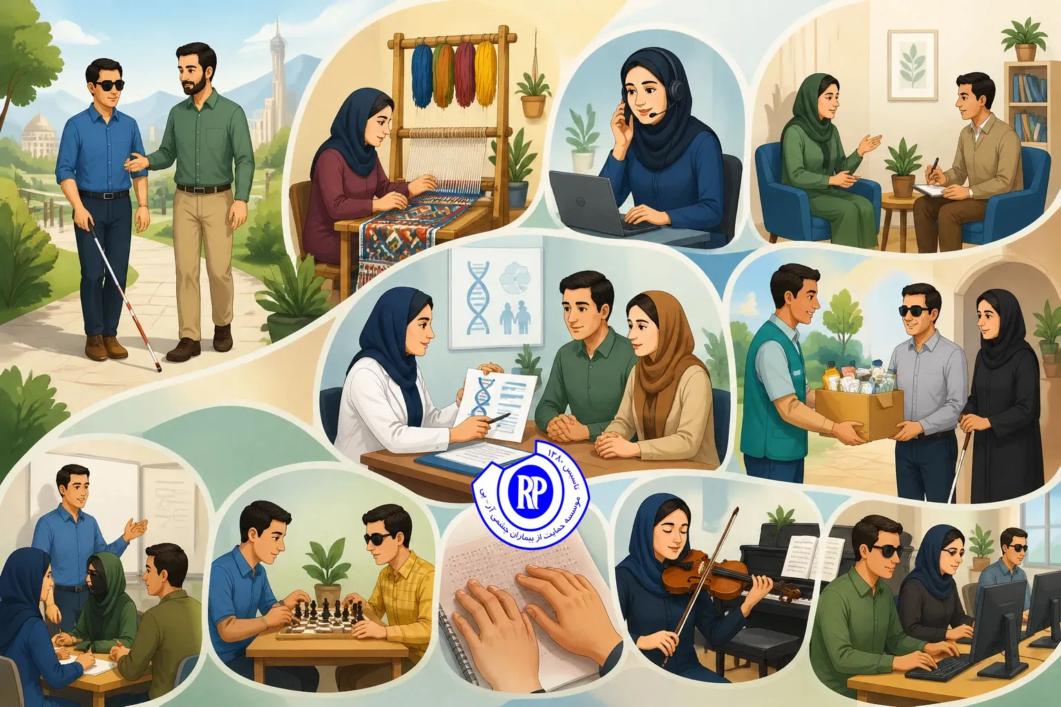 خلاصه گزارش فعالیت های موسسه آرپی در سال 1404