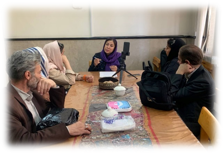 گزارش فعالیتهای آذرماه 1403 موسسه حمایت از بیماران چشمی آرپی