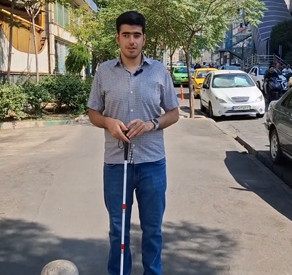 بررسی مشکلات عبور و مرور نابينايان در معابر شهری