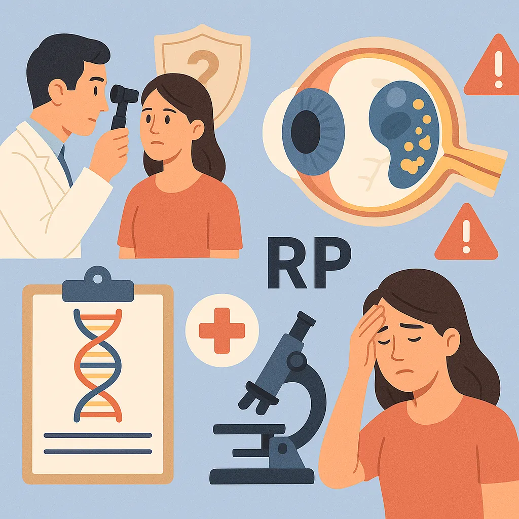 از شناخت تا درمان – شناخت و علائم اولیه تا نقش ژنتیک و مسیرهای درمان و پیشگیری بیماری آرپی